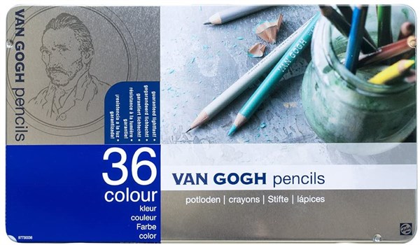 Van Gogh97730036Van Gogh Kuru Boya Kalemi 36 Renk Metal Kutu
