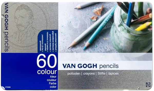 Van Gogh97730065Van Gogh Kuru Boya Kalemi 60 Renk Metal Kutu