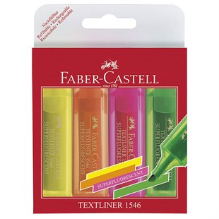 Faber-Castell Fosforlu Kalem 1546, 4 RenkFaber-Castell Fosforlu Kalem 1546 | Sanat KırtasiyeKIRTASİYE & OFİSFaber Castell