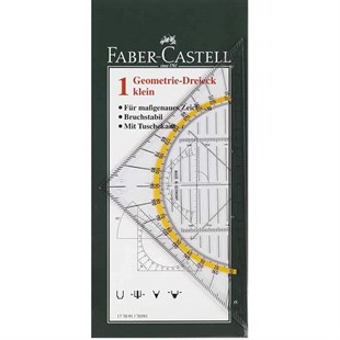 Faber-Castell Geometrik Dreieck Şablon Gönye