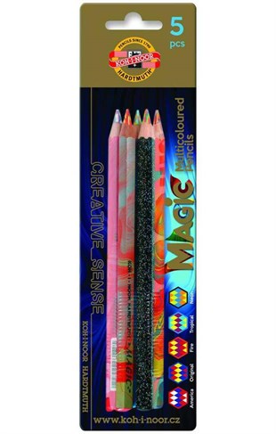 Koh-i-noor 5'li Jumbo Magic Pencil SetKoh-i-noor 5'li Jumbo Magic Pencil SetKuru Boya SetleriKoh-i Noor