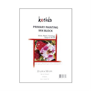 Kosida Primary Painting Mix Block 35x50 Resim Defter