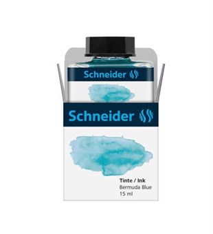 Schneider Mürekkep Turkuaz Cam Şişe 15 ml