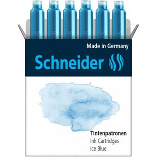 Schneider Tintenpatronen 6'lı Buz Mavisi Dolma Kalem Kartuşu 166130Schneider Tintenpatronen 6'lı Buz Mavisi Dolma Kalem Kartuşu 166130Mürekkepler ve KartuşlarSchneider