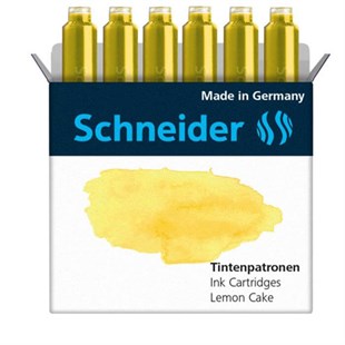 Schneider Tintenpatronen 6'lı Sarı Dolma Kalem Kartuşu 166125Schneider Tintenpatronen 6'lı Sarı Dolma Kalem Kartuşu 166125Mürekkepler ve KartuşlarSchneider
